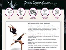 Tablet Screenshot of darnleyschoolofdancing.co.uk